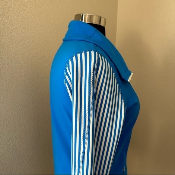 Lululemon Daily Yoga Jacket Beaming Blue Stripe - Picture 12 of 17